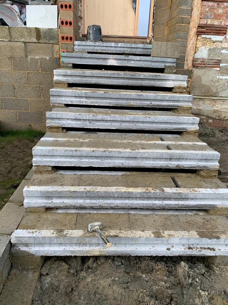 Before Steps Block and Beam Sandgate