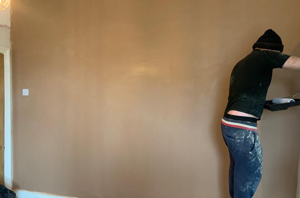 Plastering at Saltwood