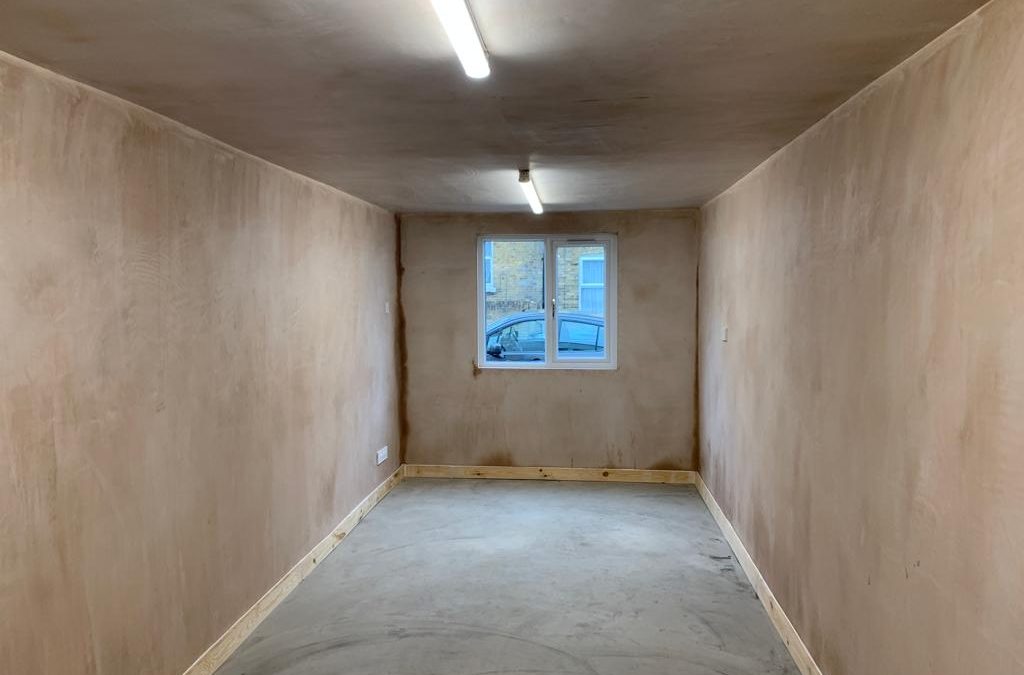 Finished Plastered Garage