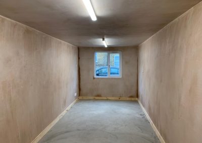 Finished Plastered Garage